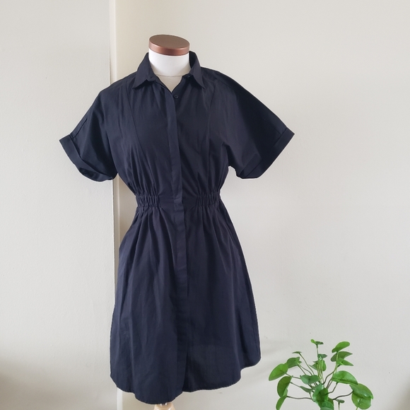 JOIE BNWT LC WAIKIKI 100% Cotton Dress - Black S - Picture 9 of 13